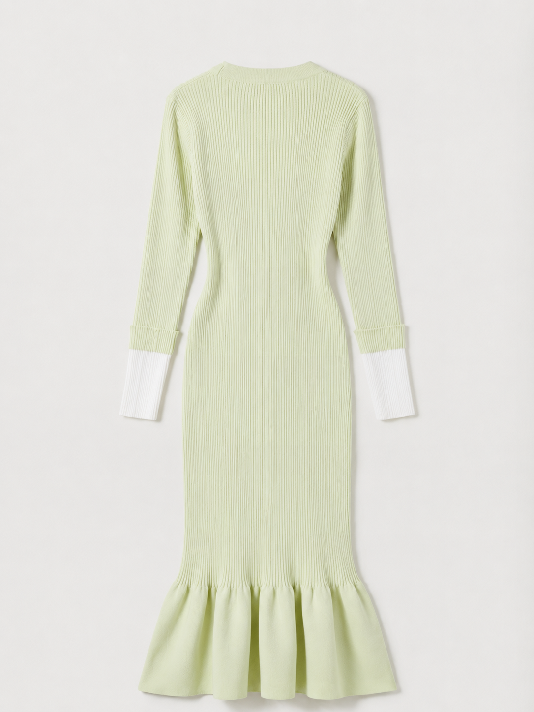 Jewel Button Fishtail Dress