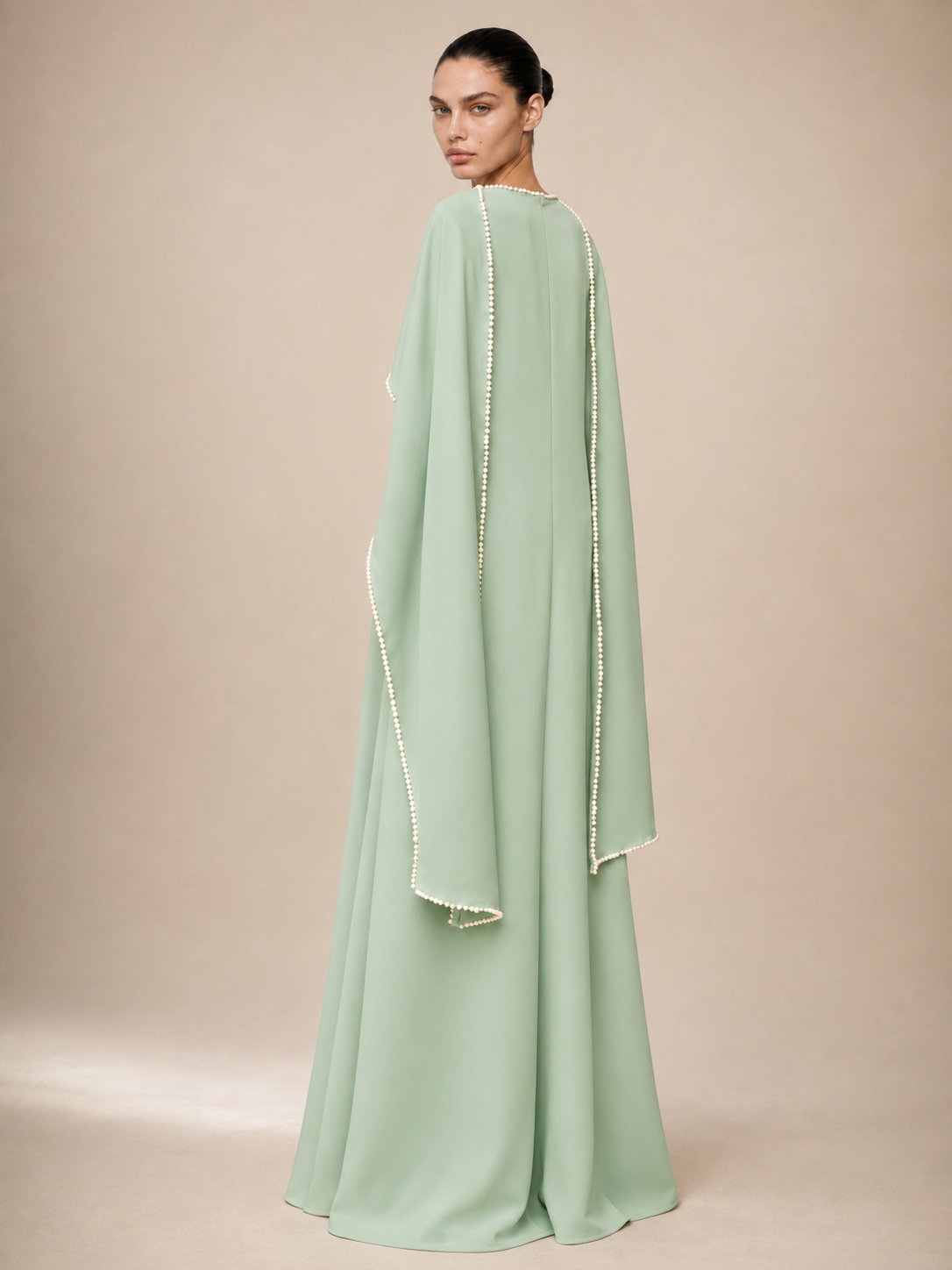 Beaded Shawl Dress