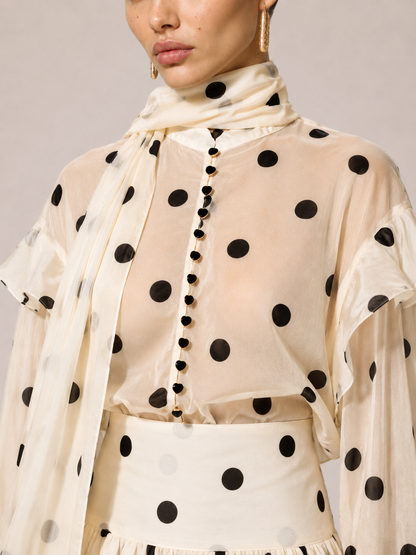 Polka Dot Two-Piece Set