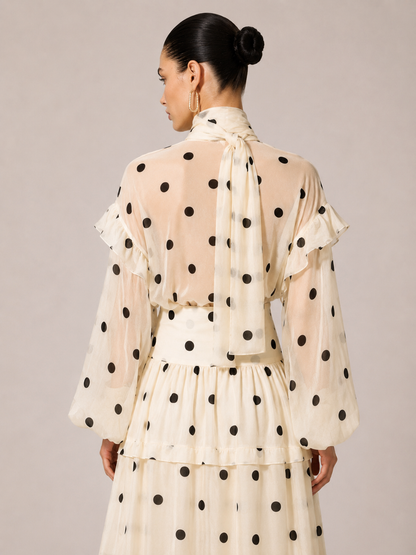 Polka Dot Two-Piece Set