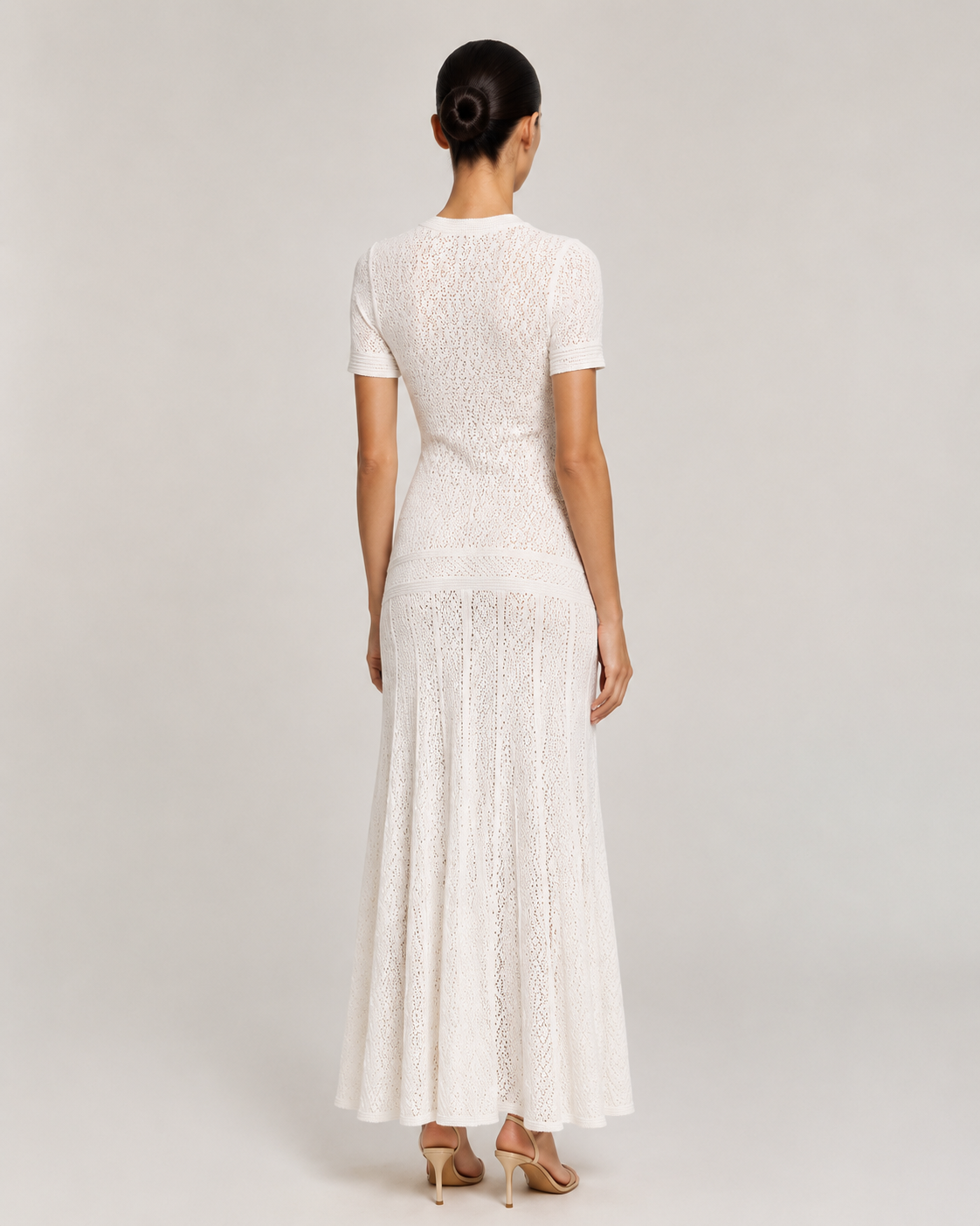 Shimmer Cut-Out Waist Maxi Dress