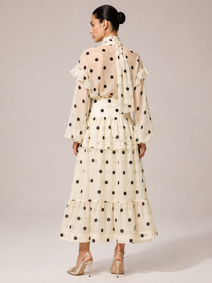 Polka Dot Two-Piece Set