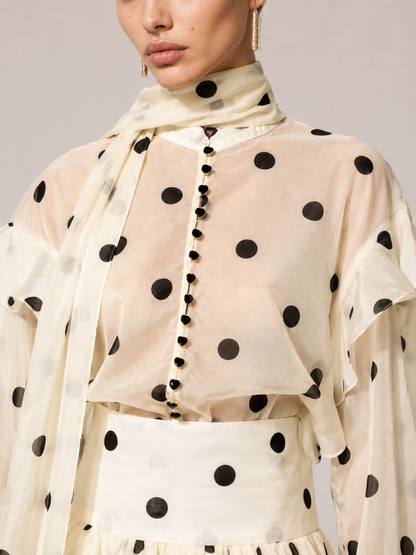 Polka Dot Two-Piece Set