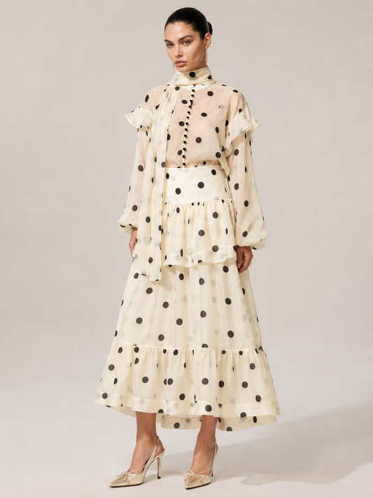 Polka Dot Two-Piece Set