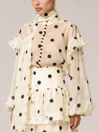 Polka Dot Two-Piece Set