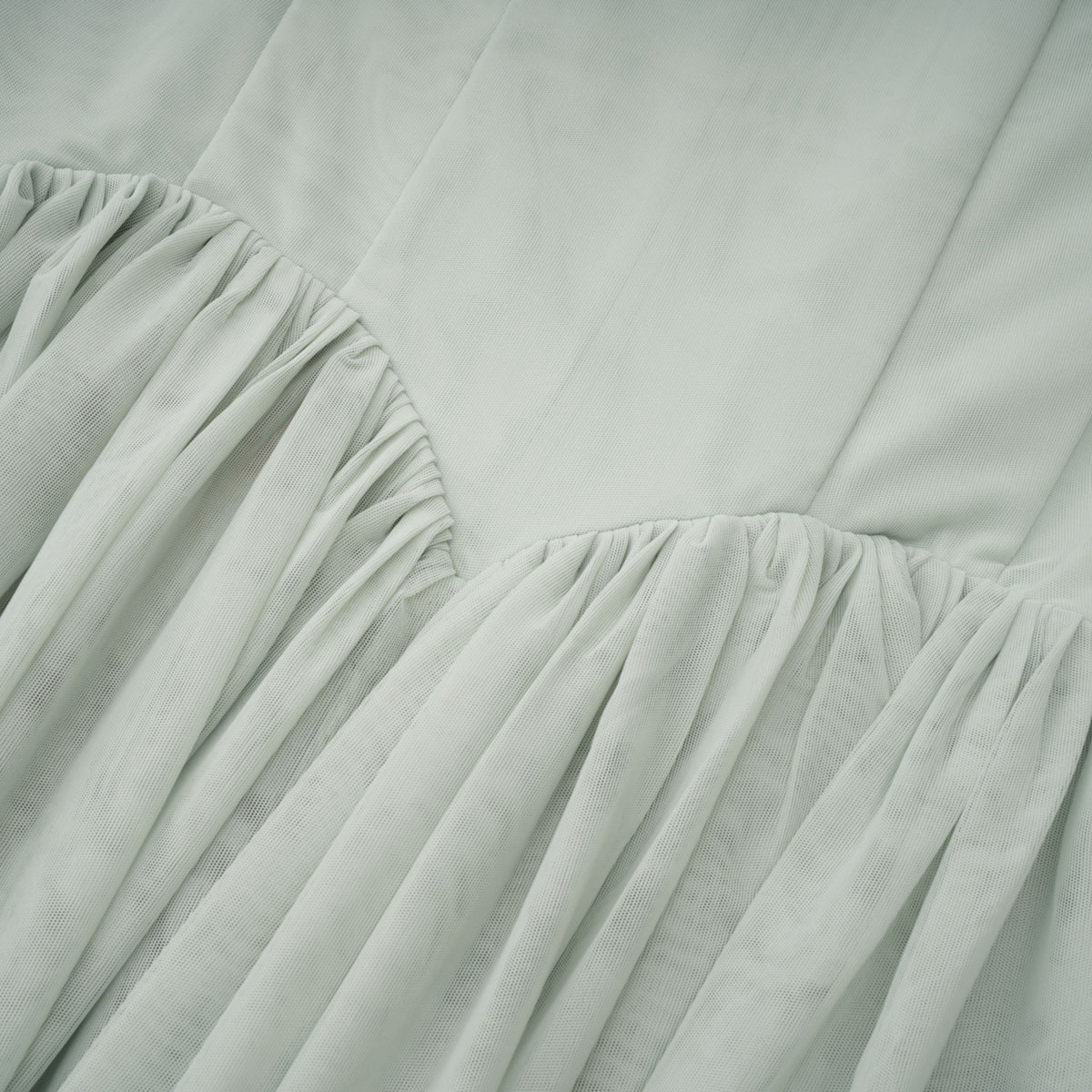 Sage Pleated Corset Maxi Dress