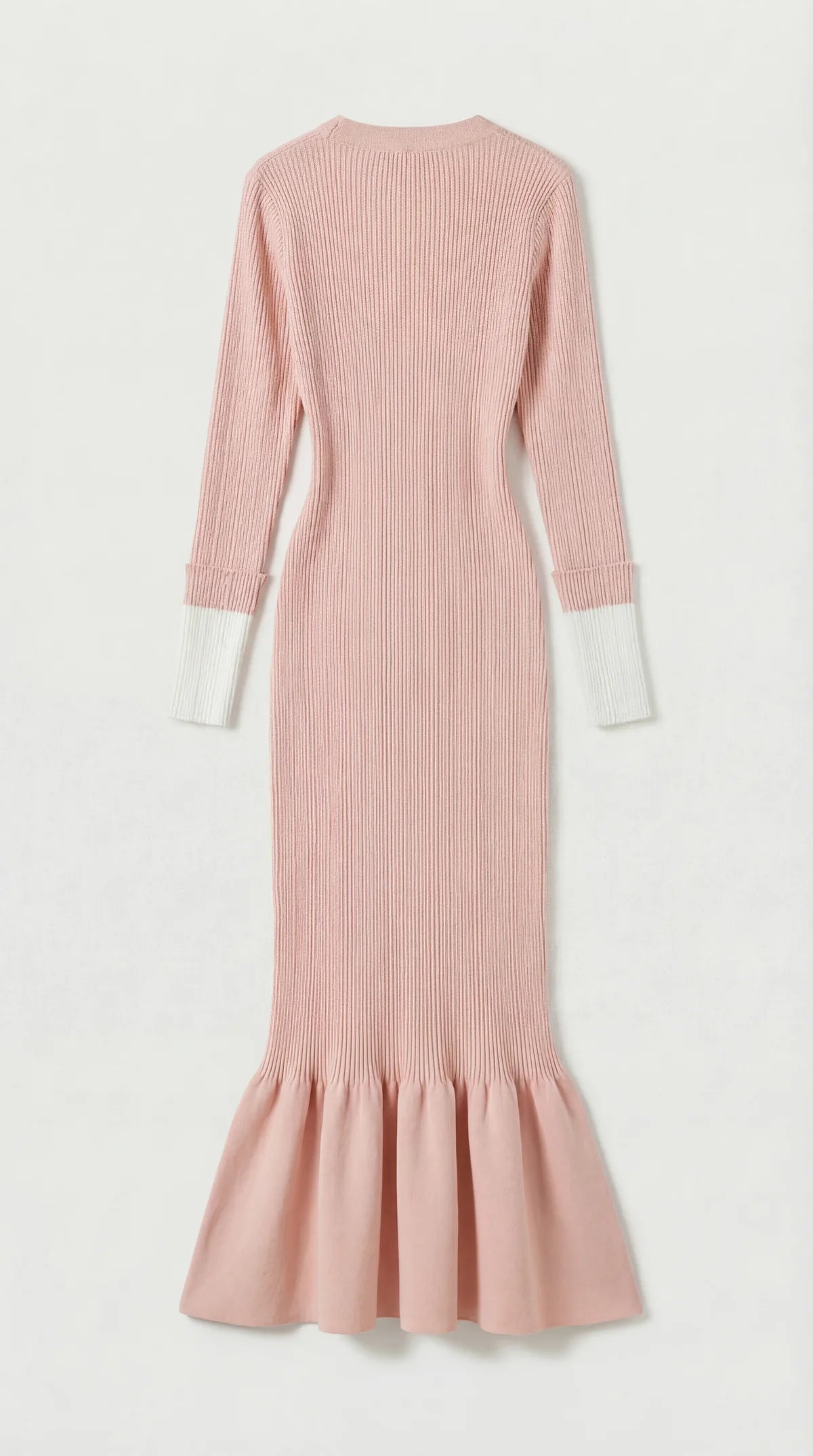 Jewel Button Fishtail Dress