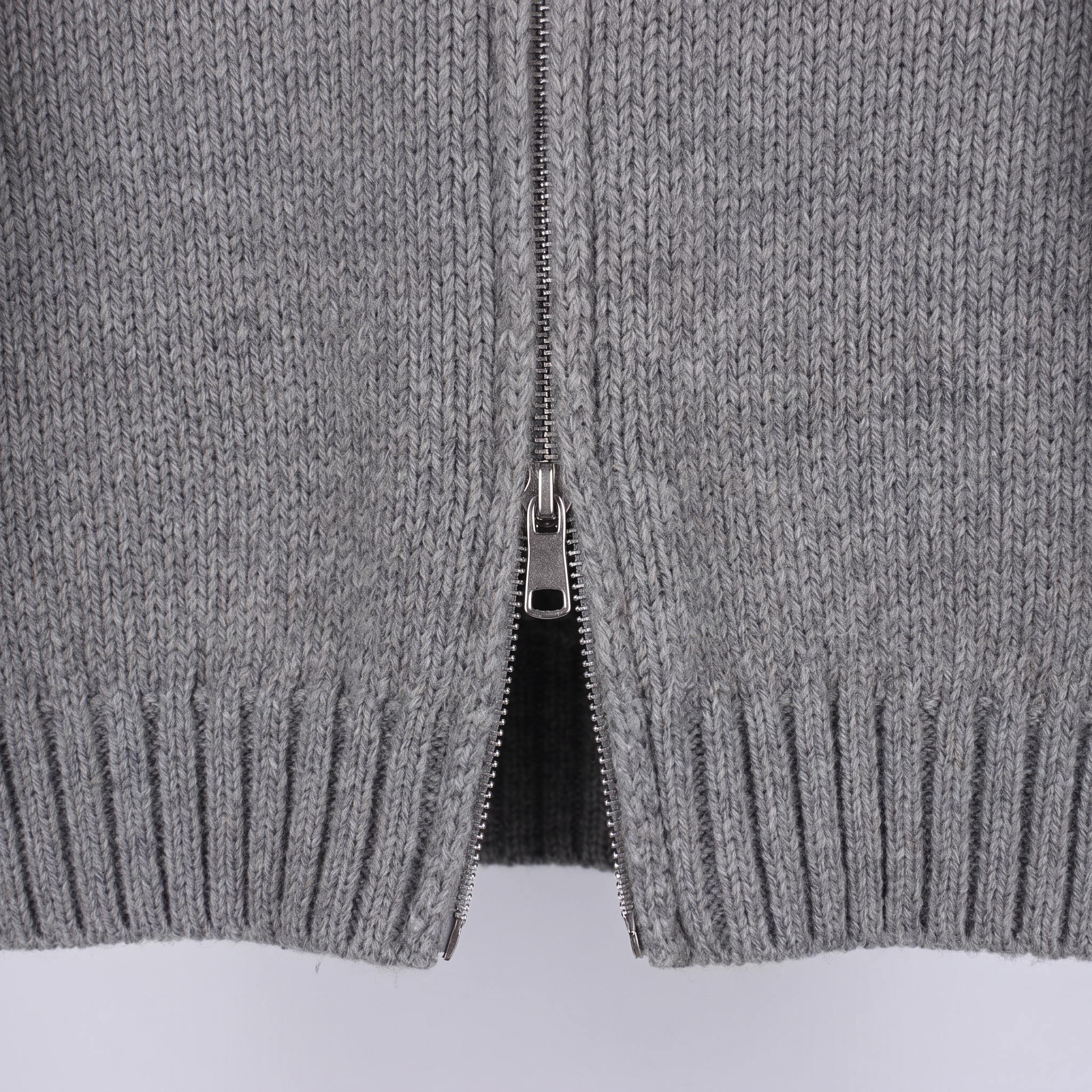 Detachable Fur-Collar Wool-Blend Jacket