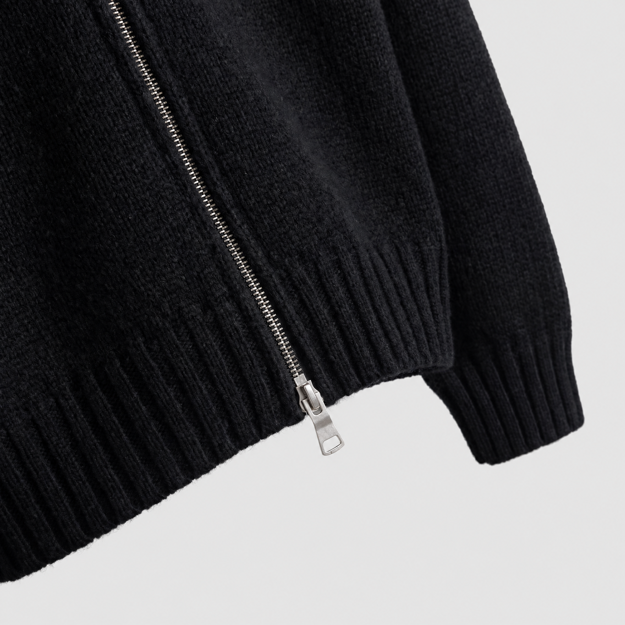 Detachable Fur-Collar Wool-Blend Jacket | LUVIERA